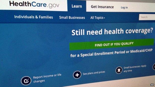 Healthcare.gov website