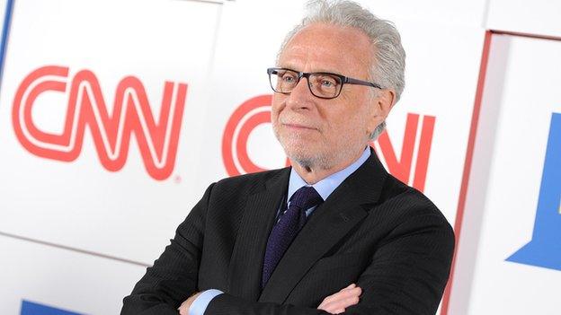 CNN presenter Wolf Blitzer.