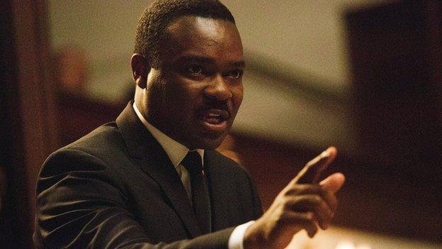 Actor David Oyelowo as Martin Luther King in the film Selma.