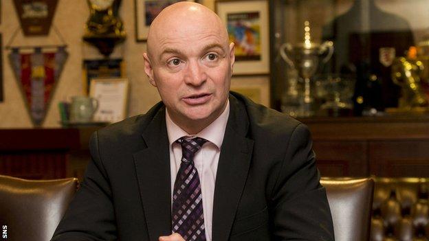 Dundee United chairman Stephen Thompson