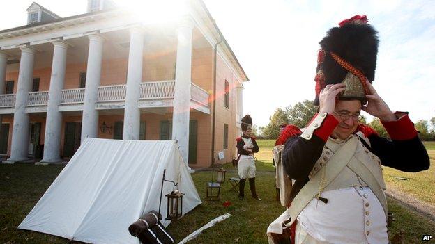 Battle of New Orleans re-enactor