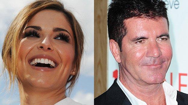 Cheryl Fernandez-Versini and Simon Cowell