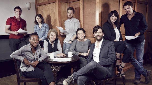 David Tennant, Olivia Colman, Jodie Whittaker, Andrew Buchan and Arthur Darvill, while new cast members include Charlotte Rampling, Marianne Jean-Baptiste, Eve Myles and James D'Arcy.