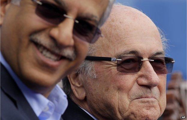 Shaikh Salman bin Ibrahim Al Khalifa and Blatter