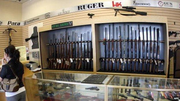 A gun shop in Glendale, California, 18 April 2007