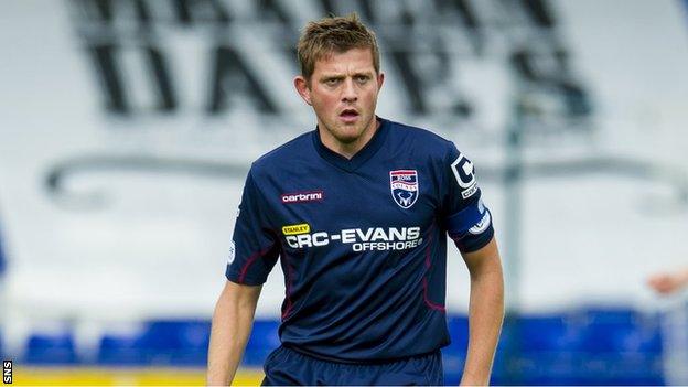 Ross County skipper Richie Brittain