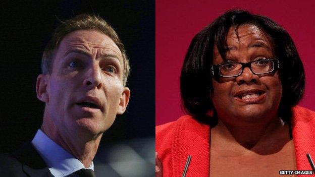 Jim Murphy, Diane Abbott