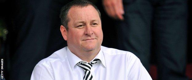 Newcastle owner and Rangers investor Mike Ashley