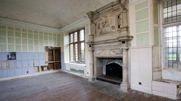 Inside Apethorpe Hall