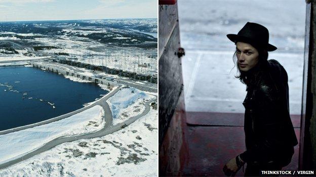 James Bay (right) and his geographical namesake