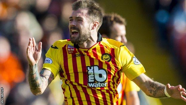 Partick Thistle defender Jordan McMillan