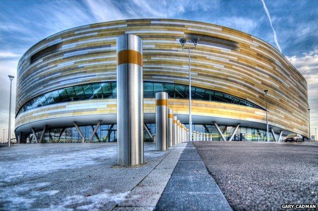 Derby Arena from outside