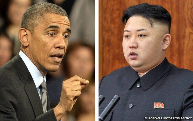 Barack Obama and Kim Jong-un