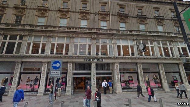 Howell's House of Fraser store, St Mary St, Cardiff