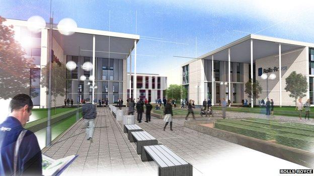 Rolls-Royce campus artist impression