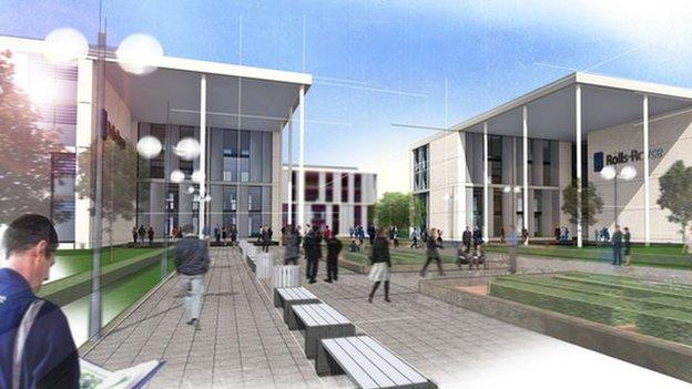 Rolls-Royce campus artist impression