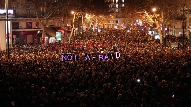 Crowds in Paris