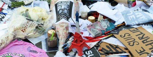 Tributes in Trafalgar Square