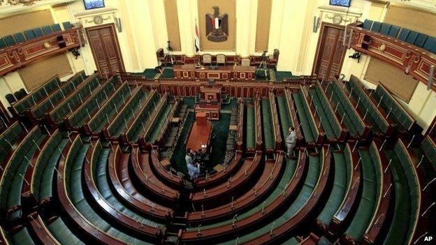 Egypt parliament (file)
