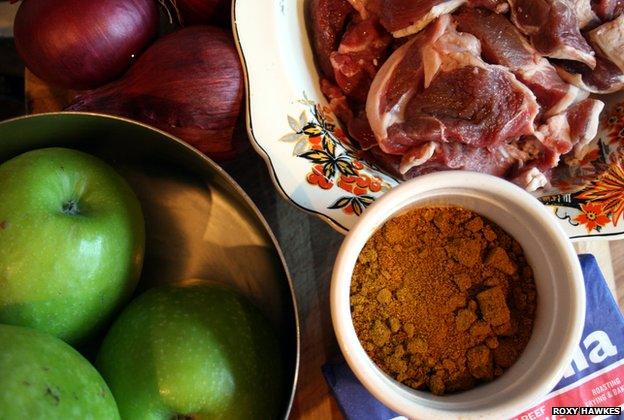 Victorian curry ingredients