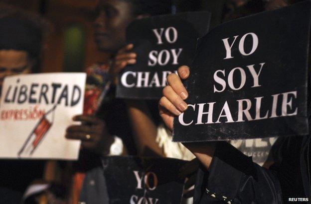 A vigil in Santo Domingo, 9 January