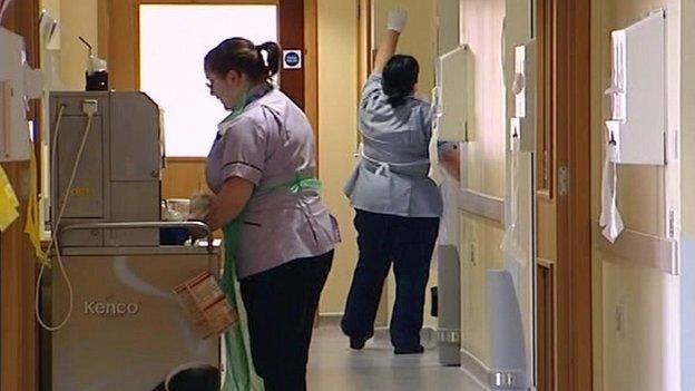 Internal view at Hinchingbrooke Hospital