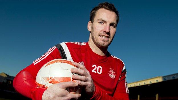 Aberdeen goalkeeper Scott Brown