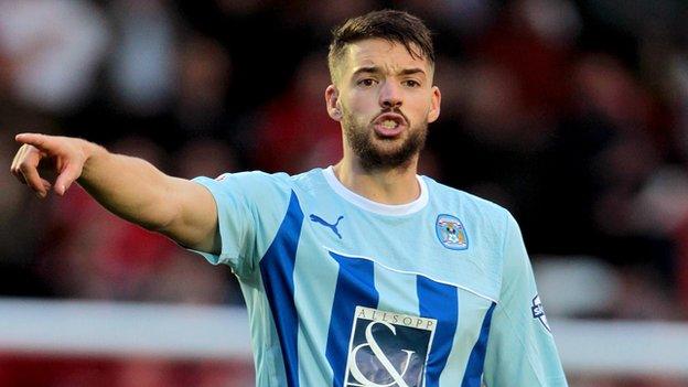 Coventry City defender Aaron Martin