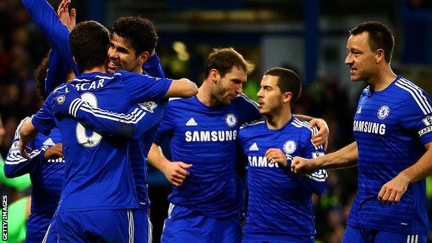 Chelsea celebrate