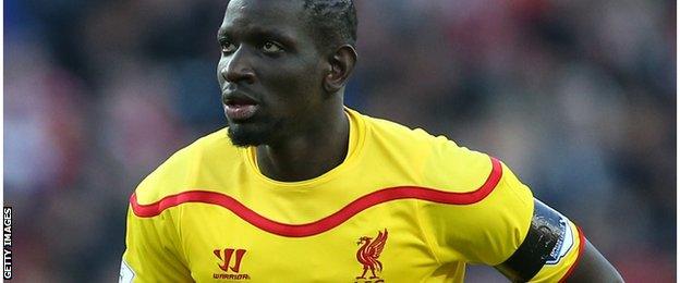 Liverpool defender Mamadou Sakho