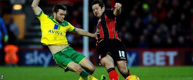 Jonny Howson on Kermorgant