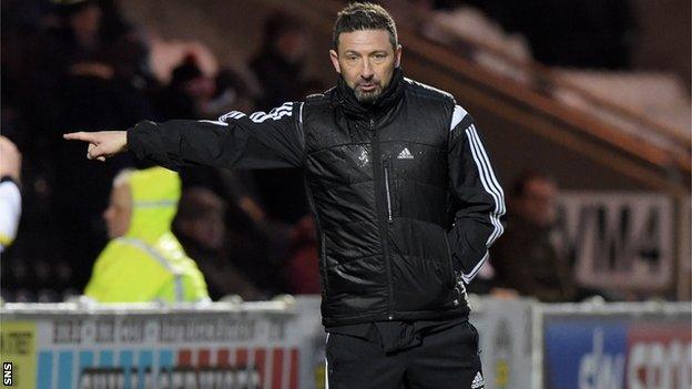 Derek McInnes has led his side to eight straight Premiership victories