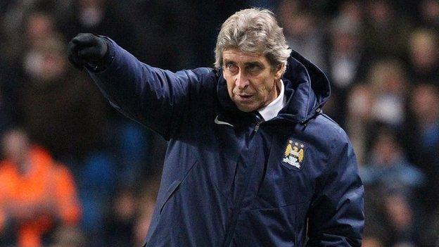 Manchester City manager Manuel Pellegrini