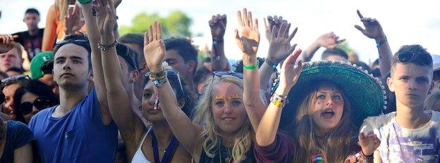 T in the Park crowd