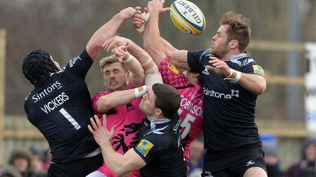 Newcastle Falcons and London Welsh