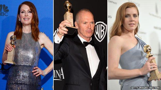 Julianne Moore, Michael Keaton and Amy Adams