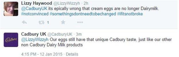 Twitter cadbury creme egg