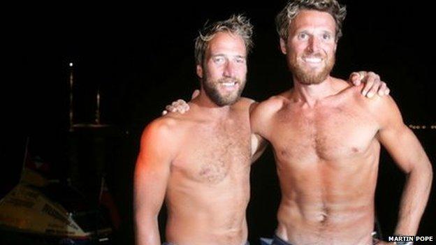 Ben Fogle and James Cracknell