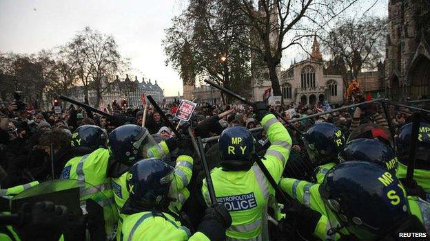 Tuition fees protest