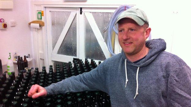 Gordon Fallis is still without water at the Inishmacsaint Brewery near Derrygonnelly