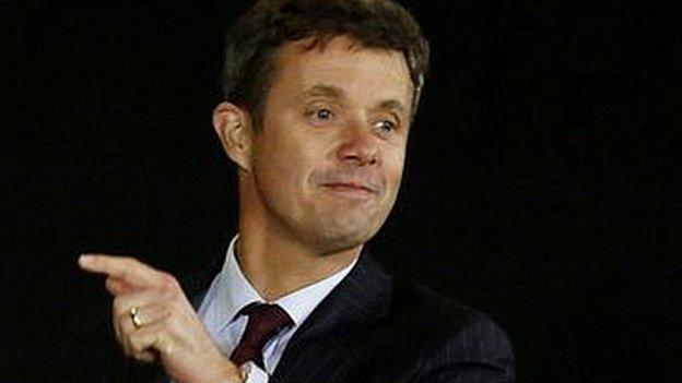 Denmark's Crown Prince Frederik