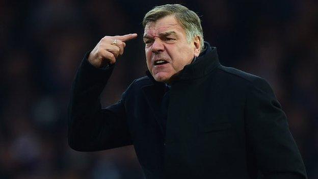 West Ham boss Sam Allardyce