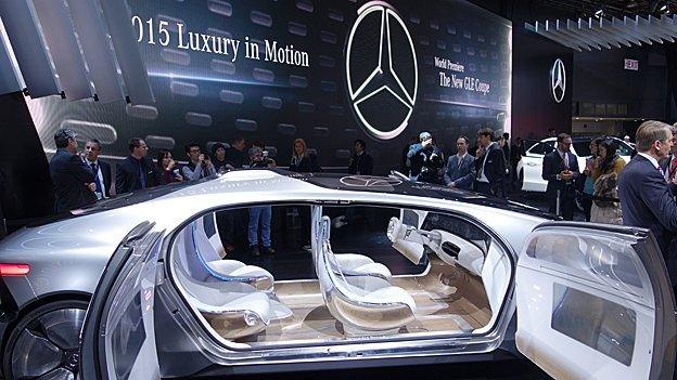 Inside Mercedes' autonomous concept car, the F 015