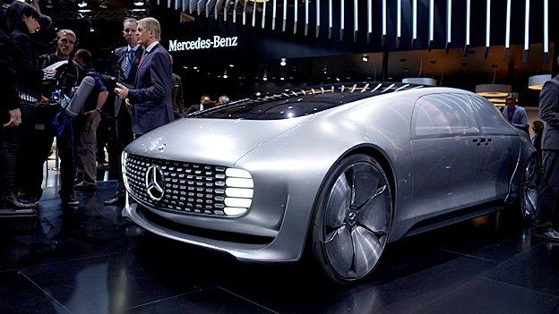 Mercedes' autonomous concept car, the F 015