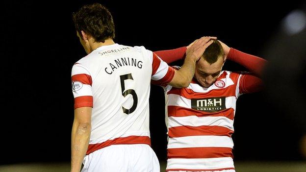 Martin Canning consoles Darian MacKinnon