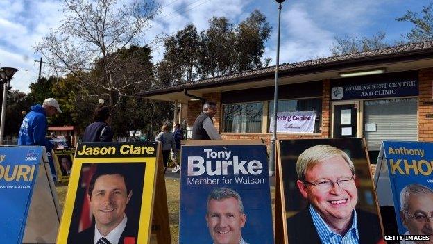 Voters at the Australian general election of 2013