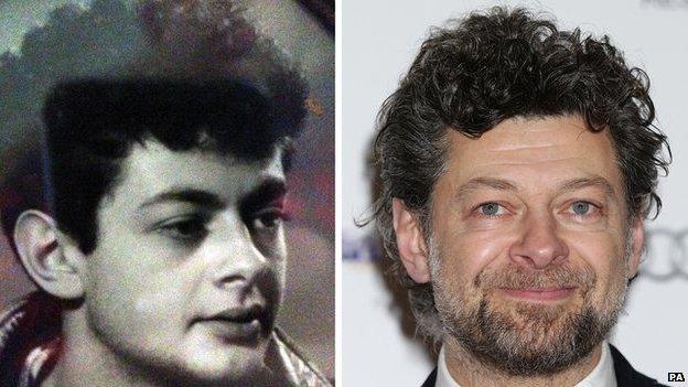 Andy Serkis plays Gollum in the Lord of The Rings