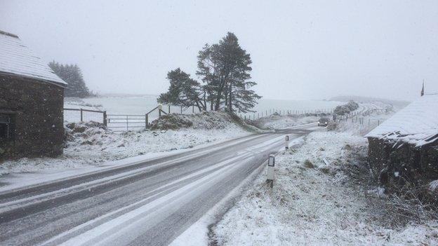 B4329 near New Inn in north Pembrokeshire