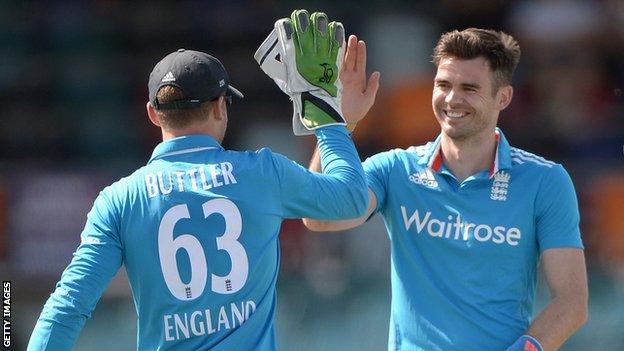 England's James Anderson