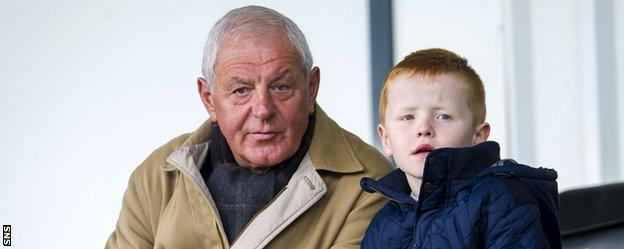 Walter Smith watches Rangers in November